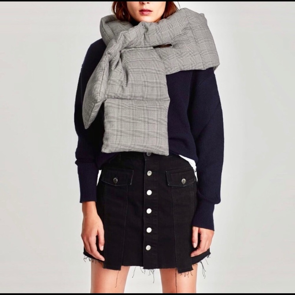Button Fly Mini Skirt